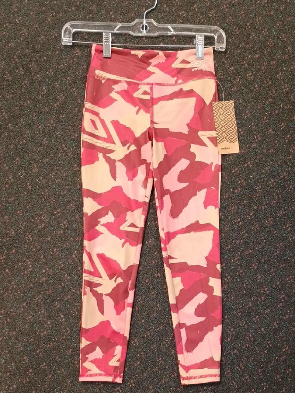 Umbro Girls' Rhubarb Camo Leggings